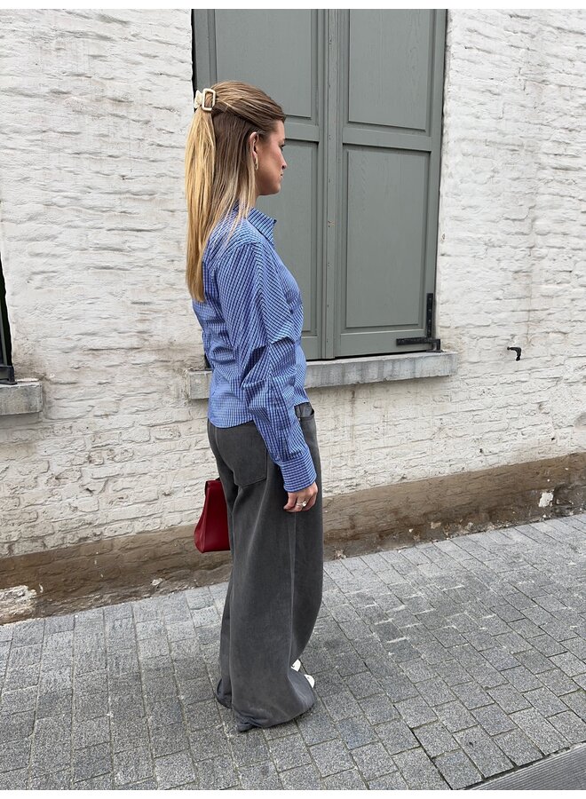 ANIZACC ASYM SHIRT NEW BLUE