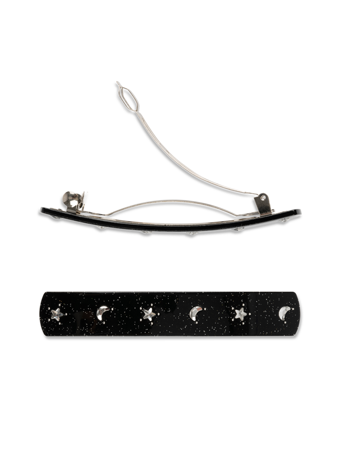 NOEL HAIR CLIP BLACK MINI