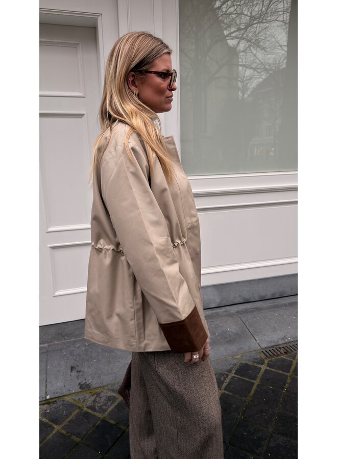 YASANCA LS PARKA JACKET S. NOOS OXFORD TAN