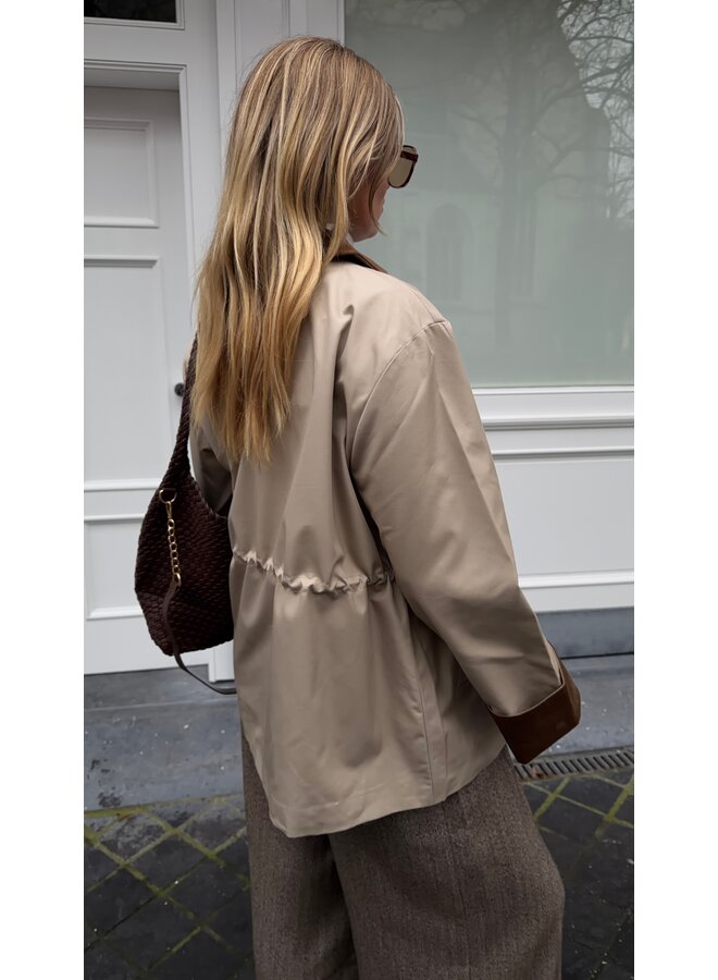 YASANCA LS PARKA JACKET S. NOOS OXFORD TAN