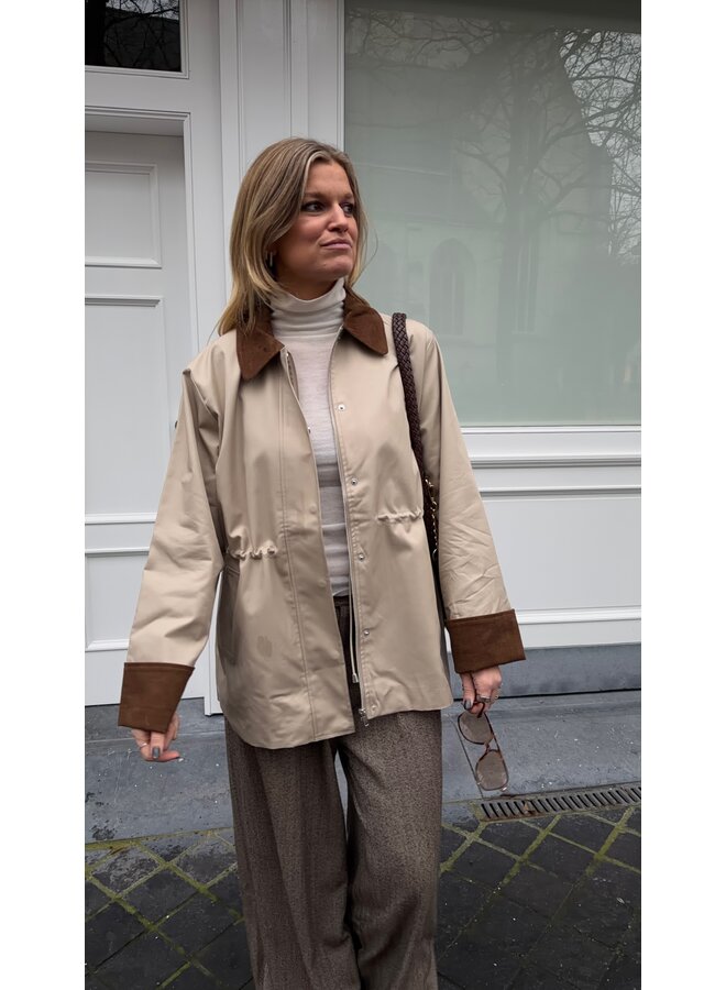 YASANCA LS PARKA JACKET S. NOOS OXFORD TAN