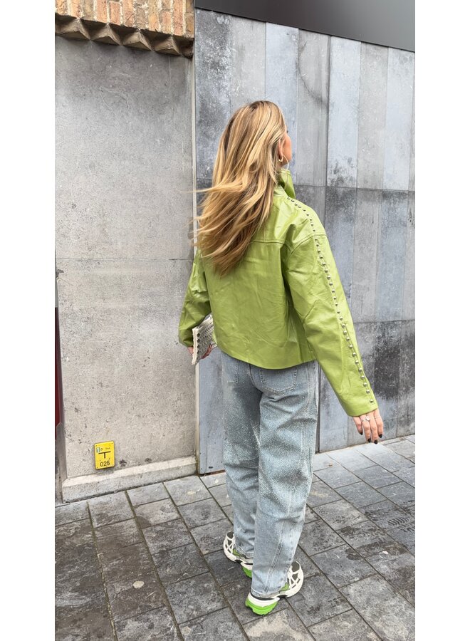 RHINESTONE BALLOON JEANS