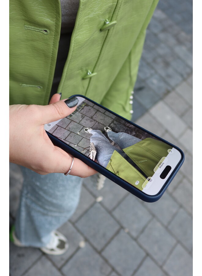 RHINESTONE BALLOON JEANS