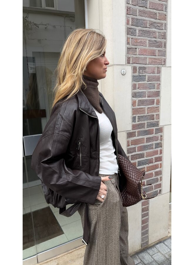 MARRON JACKET BROWN