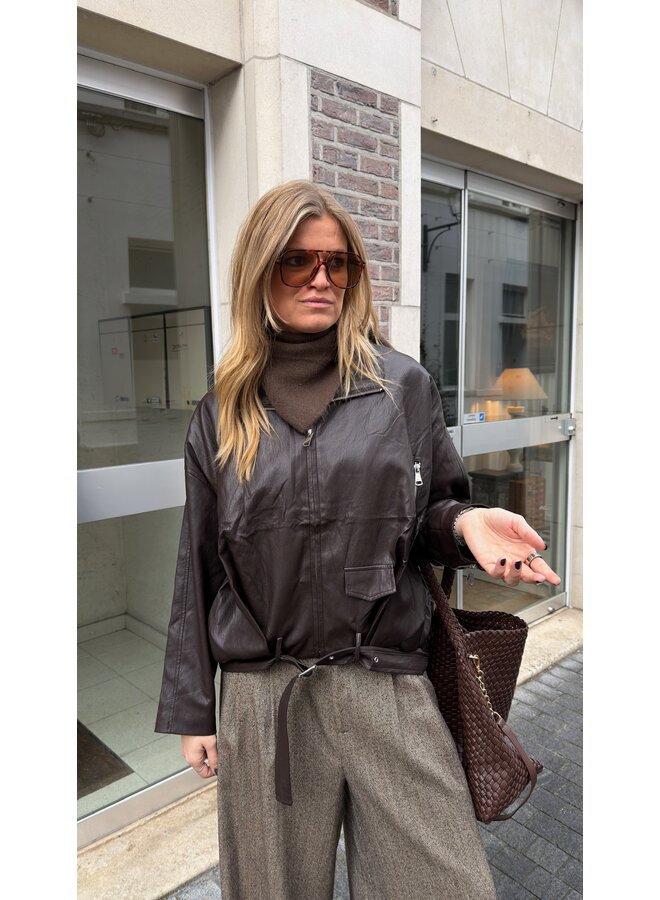 MARRON JACKET BROWN