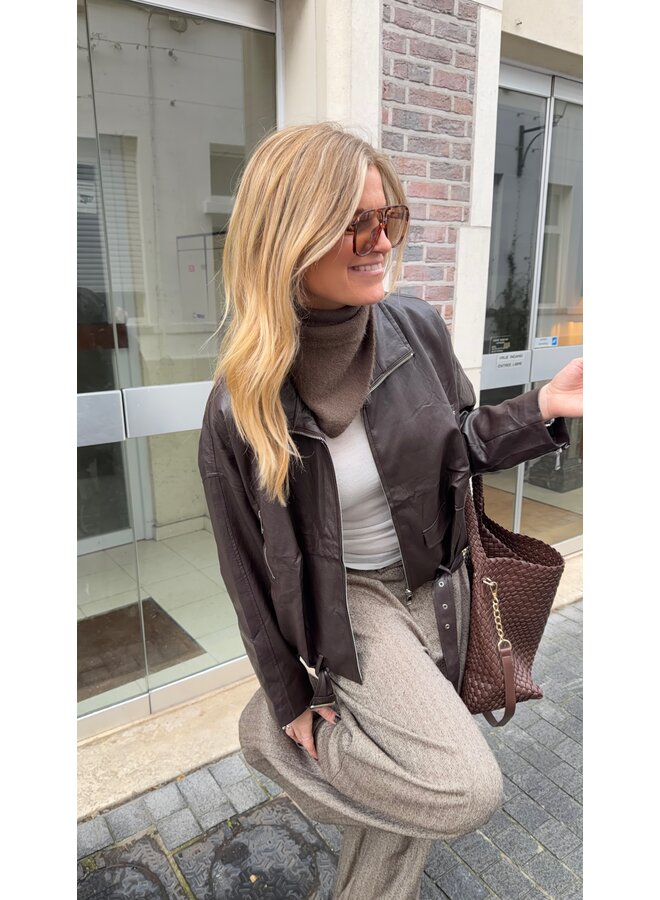 MARRON JACKET BROWN