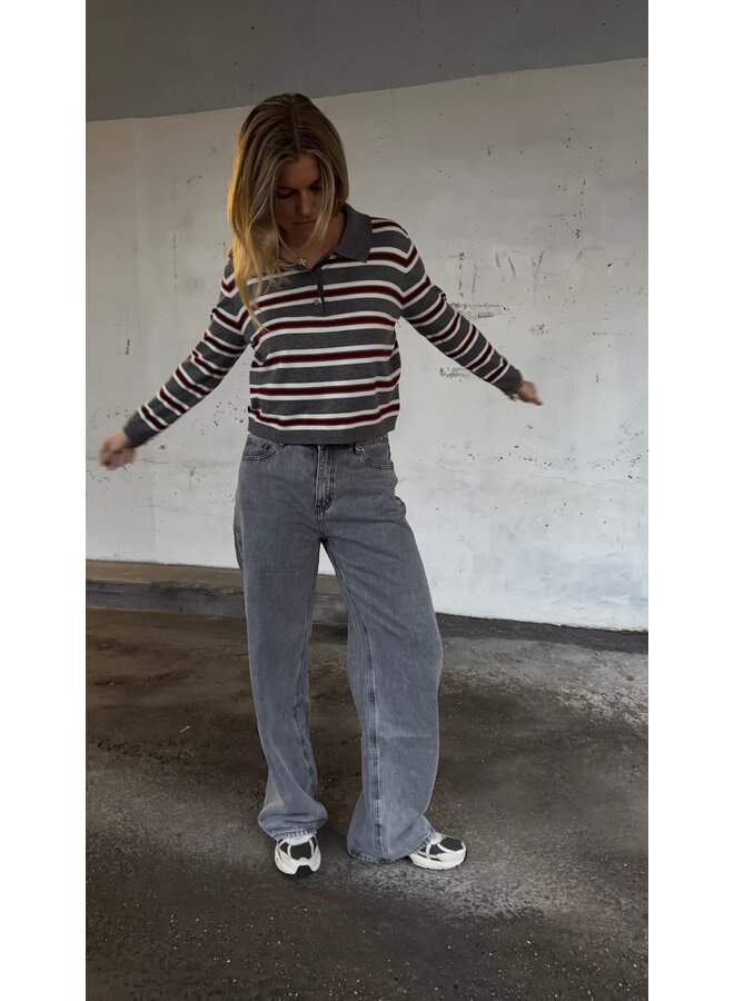 DENISE POLO GREY