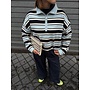 EVA STRIPED JUMPER BLUE