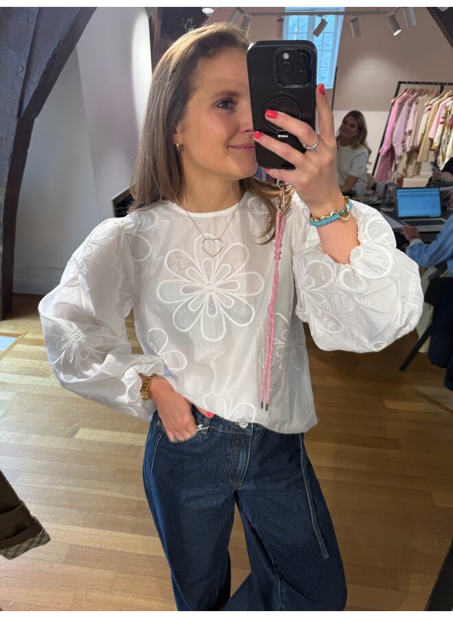 YASLIMA LS TOP STAR WHITE