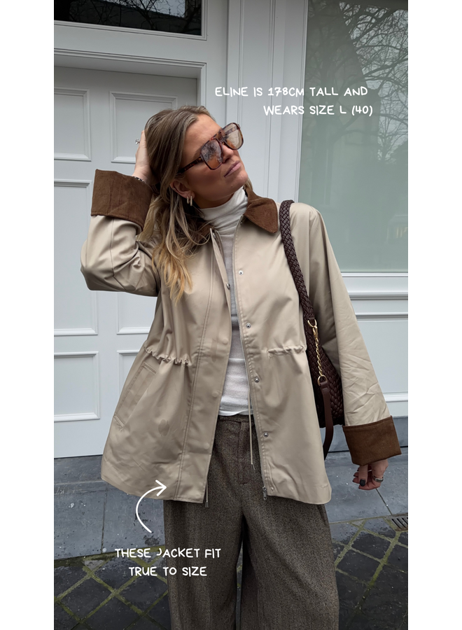 YASANCA LS PARKA JACKET S. NOOS OXFORD TAN