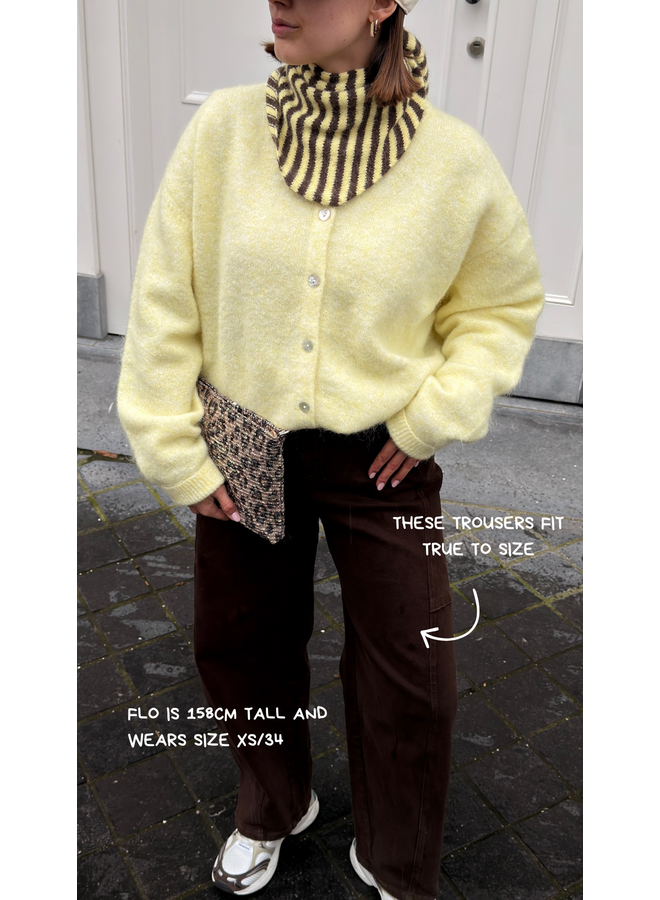 BILLIE BALLOON JEANS BROWN