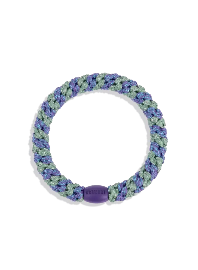 KKNEKKI PURPLE GREEN GLITTER STRIPE