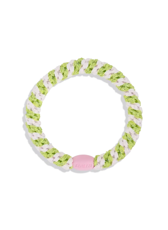 KKNEKKI BALLET PINK LIME GLITTER STRIPE