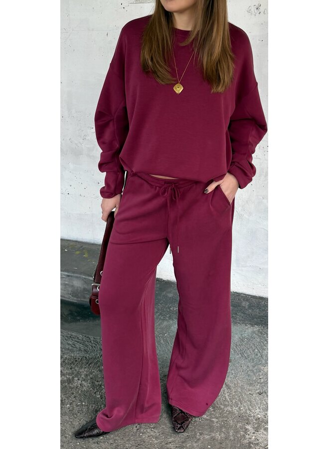 YASCOZE MW SWEATPANT THODODENDRON