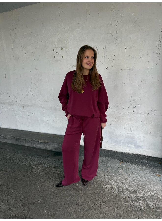 YASCOZE MW SWEATPANT THODODENDRON