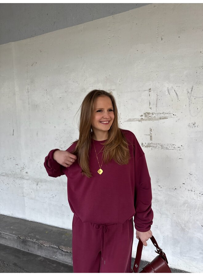 YASCOZE LS SWEAT RHODODENDRON