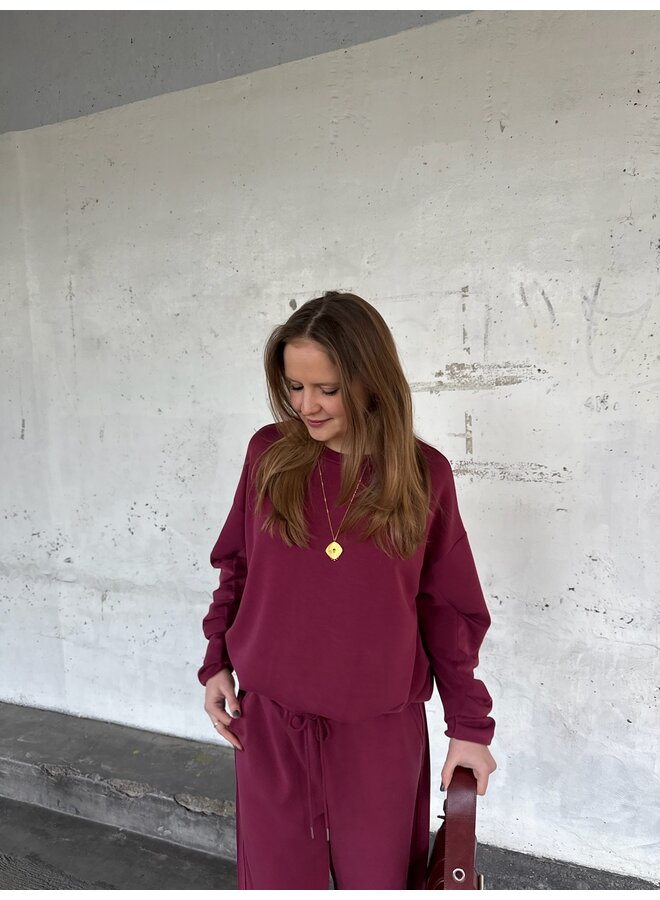 YASCOZE LS SWEAT RHODODENDRON