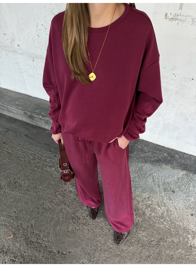 YASCOZE LS SWEAT RHODODENDRON