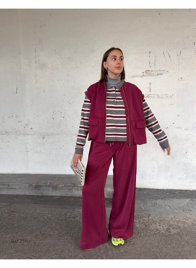 YASCOZE MW SWEATPANT THODODENDRON