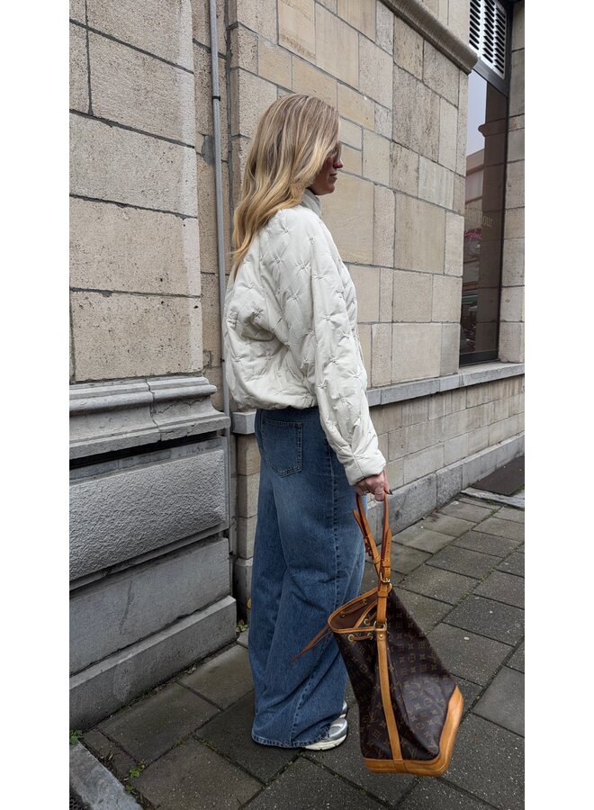 YASUVA HW WIDE JEANS S. MEDIUM BLUE DENIM