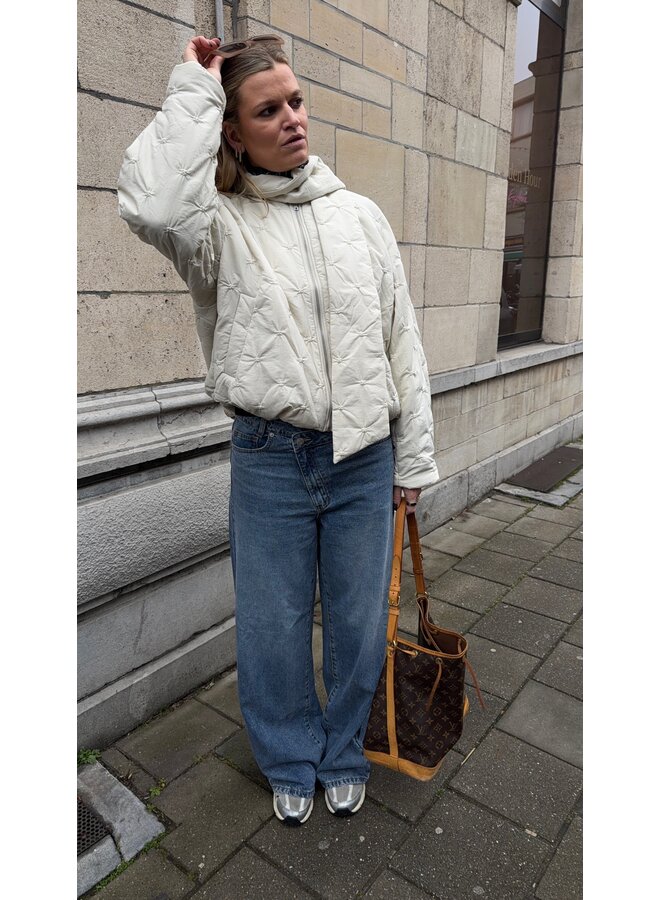 YASUVA HW WIDE JEANS S. MEDIUM BLUE DENIM