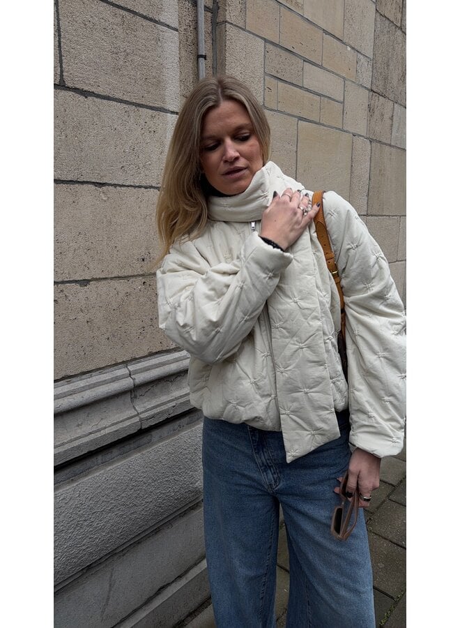 YASCELINA LS PADDED JACKET BIRCH