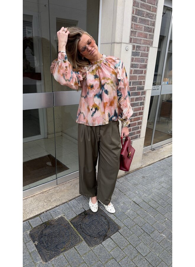 YASELSANA MW ANKLE PANT DUSTY OLIVE