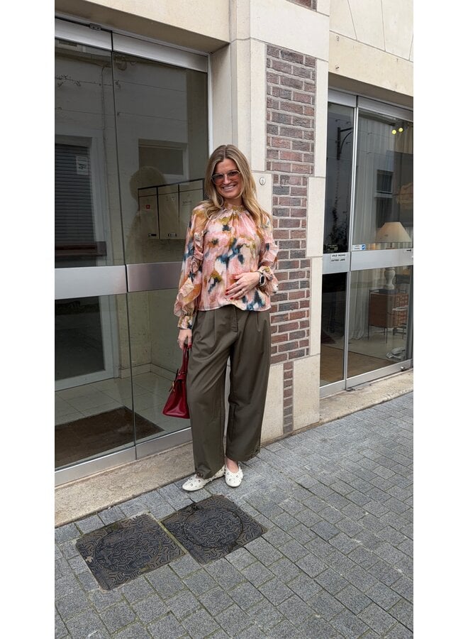 YASELSANA MW ANKLE PANT DUSTY OLIVE