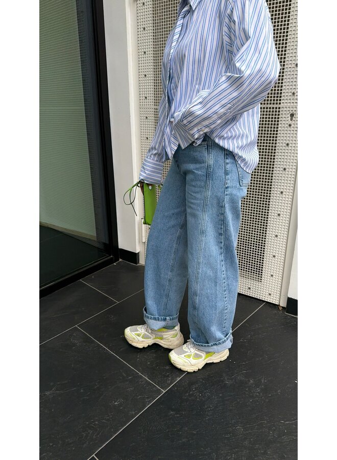 LR KOSA BARREL JEANS BLUE