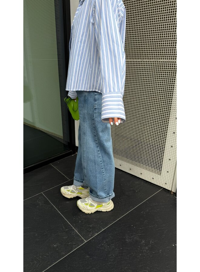 LR KOSA BARREL JEANS BLUE