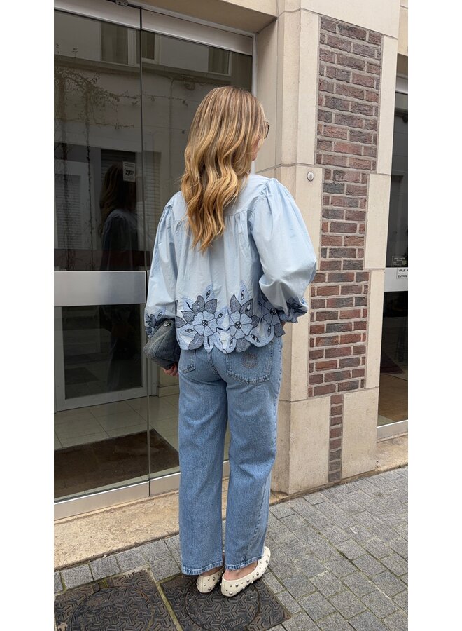 LR KOSA BARREL JEANS BLUE