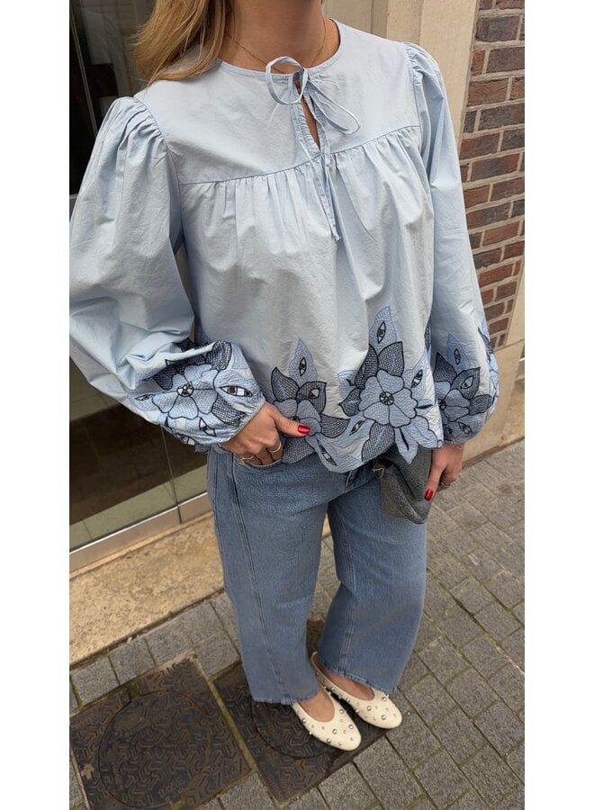 LR KOSA BARREL JEANS BLUE