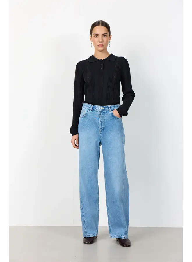 LR KOSA BARREL JEANS BLUE