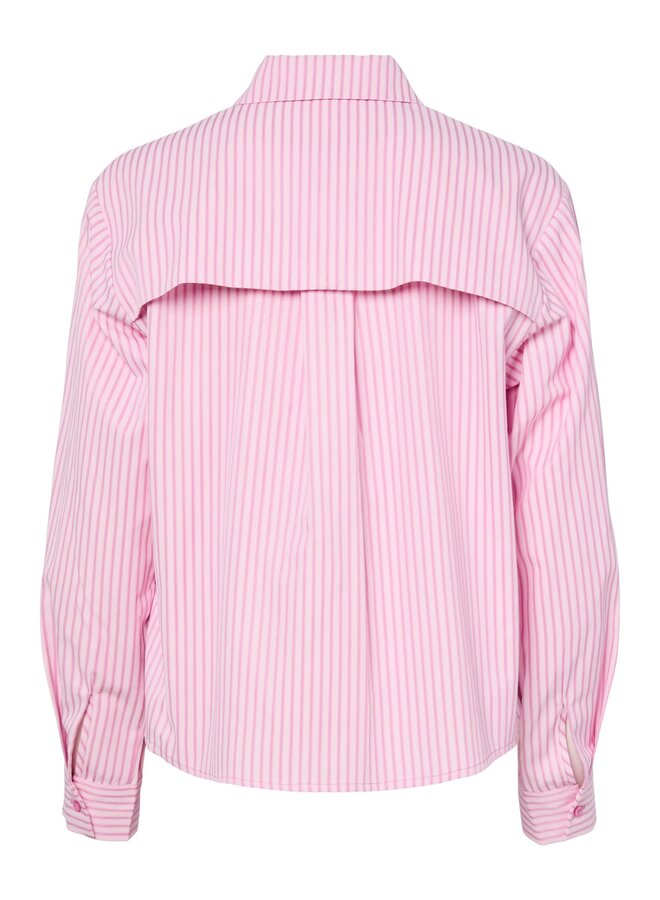 YASWITO LS SHIRT MOONLITE MAUVE STRIPE