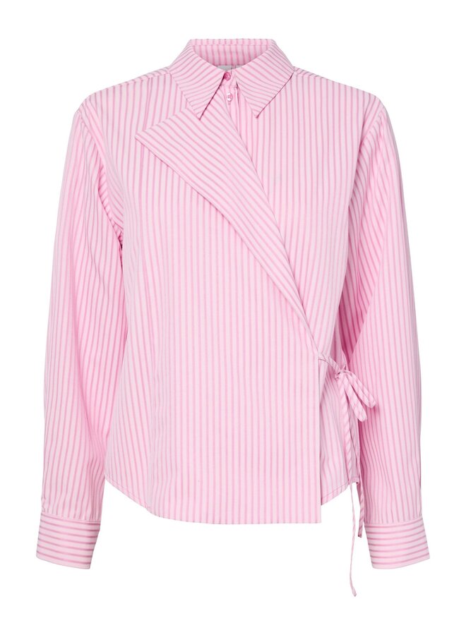 YASWITO LS SHIRT MOONLITE MAUVE STRIPE