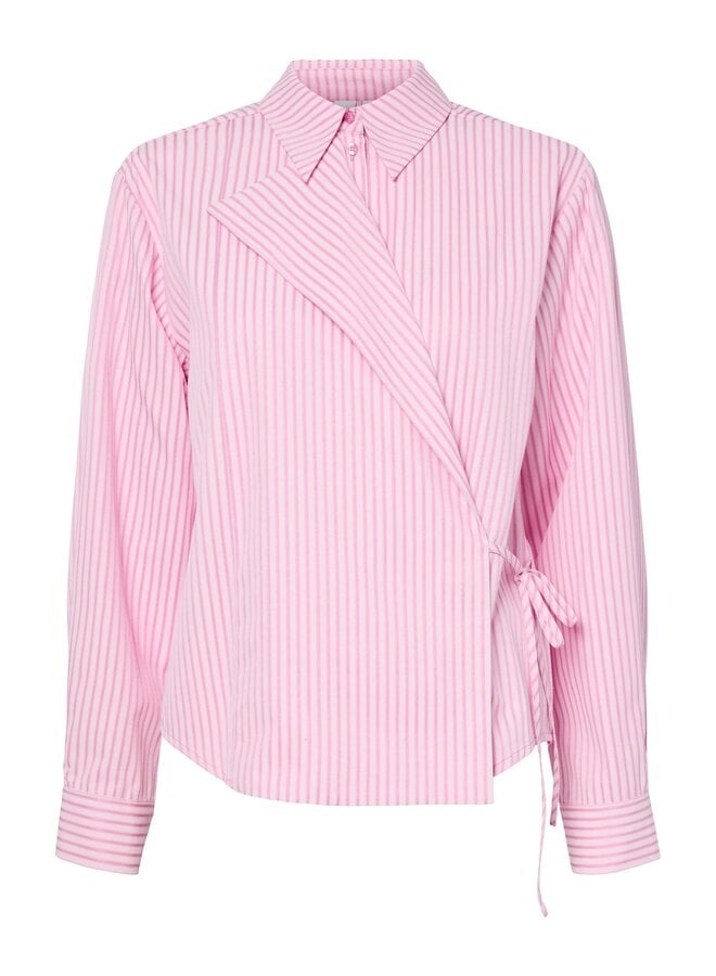 YASWITO LS SHIRT MOONLITE MAUVE STRIPE