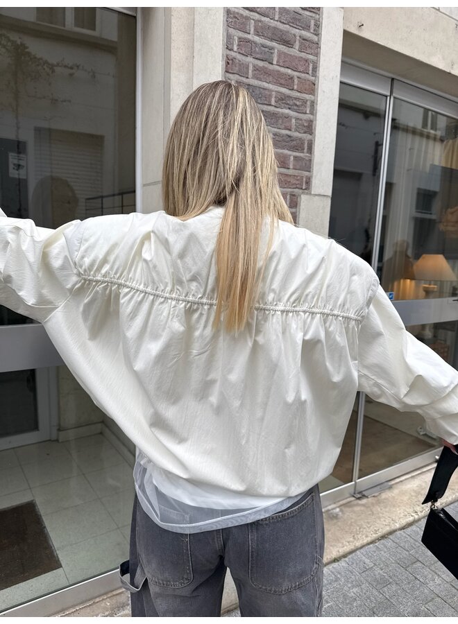 STORMI BOMBER JACKET WHITE
