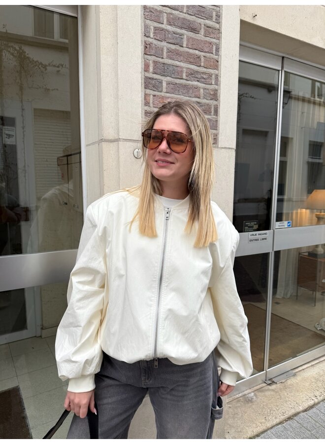 STORMI BOMBER JACKET WHITE