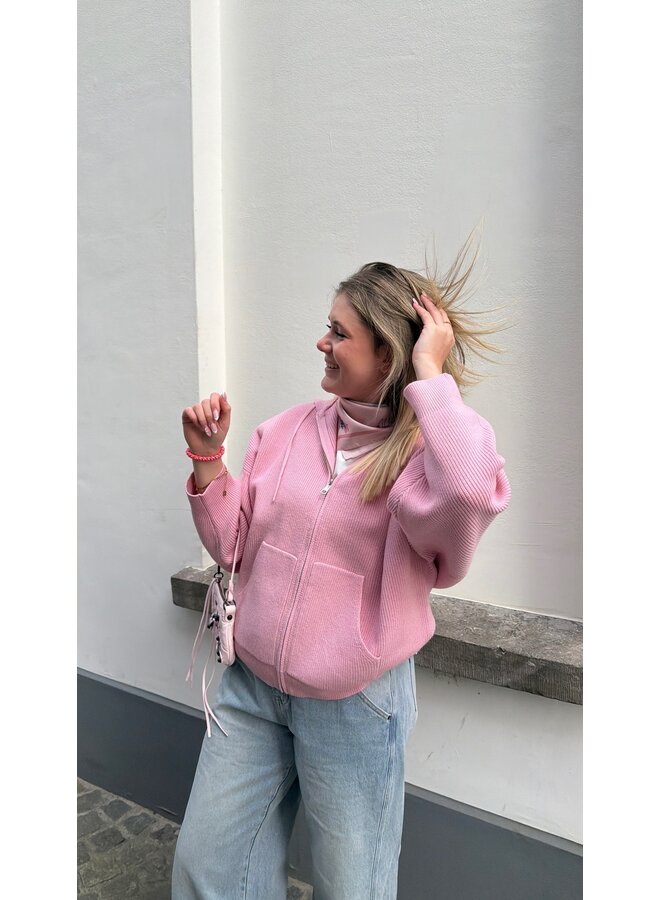 CELIA CARDIGAN CAMEO PINK