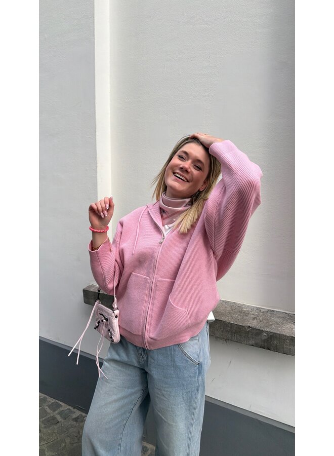 CELIA CARDIGAN CAMEO PINK