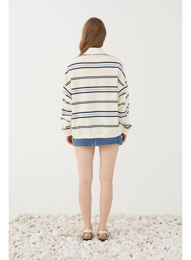 LUCIE STRIPED POLO