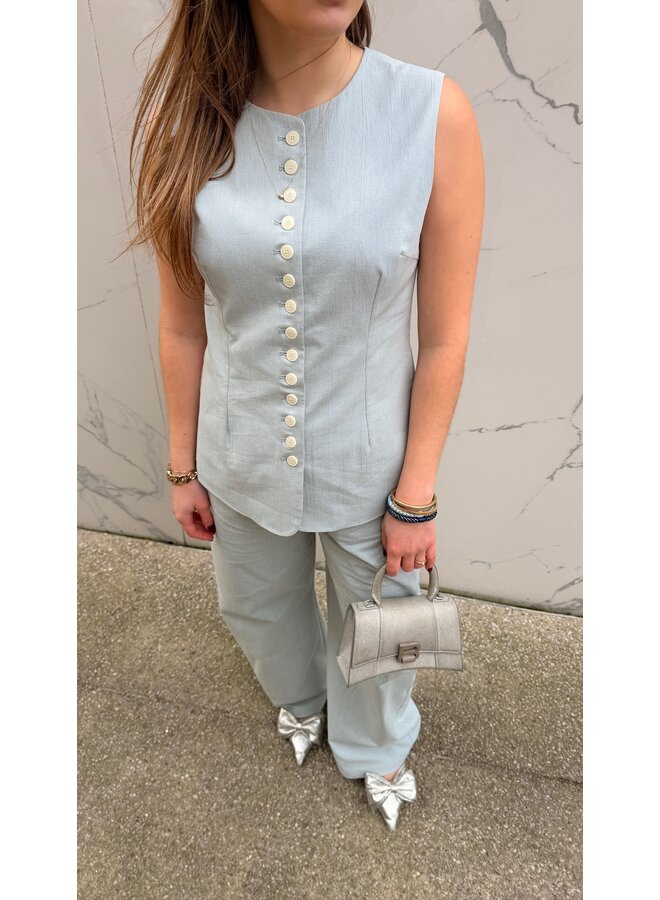 MATHILDE WAISTCOAT BABY BLUE