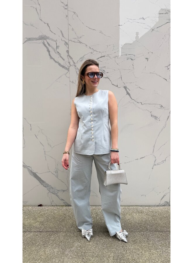 MATHILDE WAISTCOAT BABY BLUE