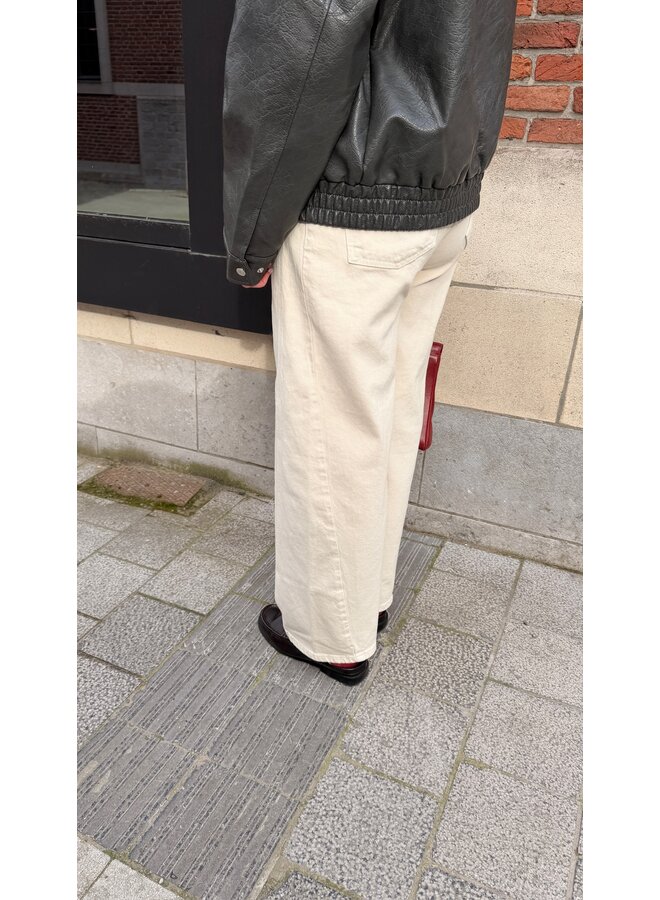 LR KOSA BARREL JEANS ECRU