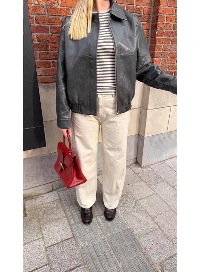 LR KOSA BARREL JEANS ECRU