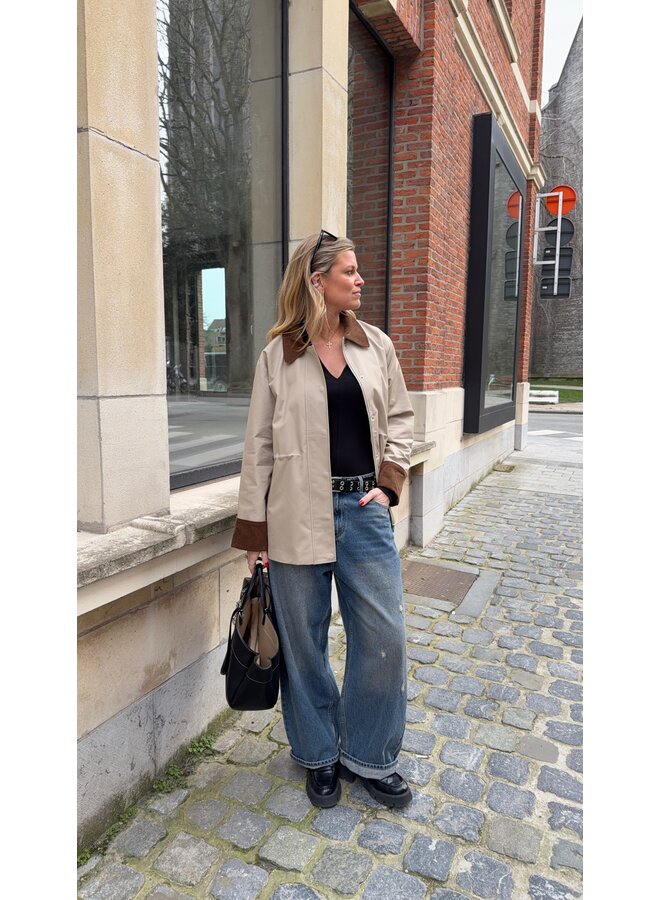 YASANCA LS PARKA JACKET S. NOOS OXFORD TAN