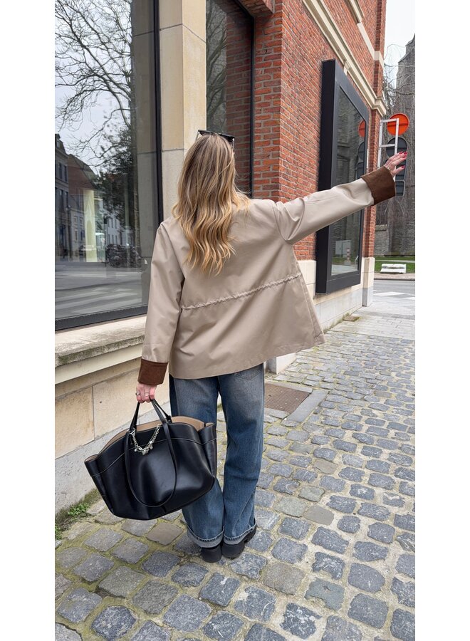 YASANCA LS PARKA JACKET S. NOOS OXFORD TAN