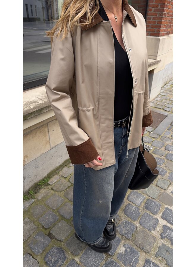 YASANCA LS PARKA JACKET S. NOOS OXFORD TAN