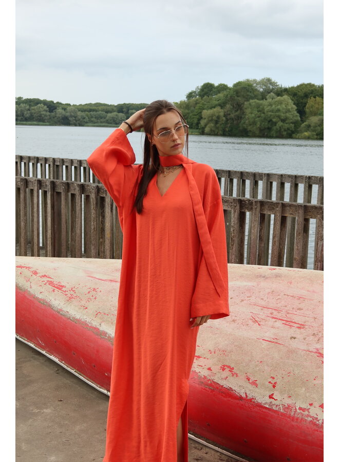 SERAFINA MAXI DRESS CORAIL