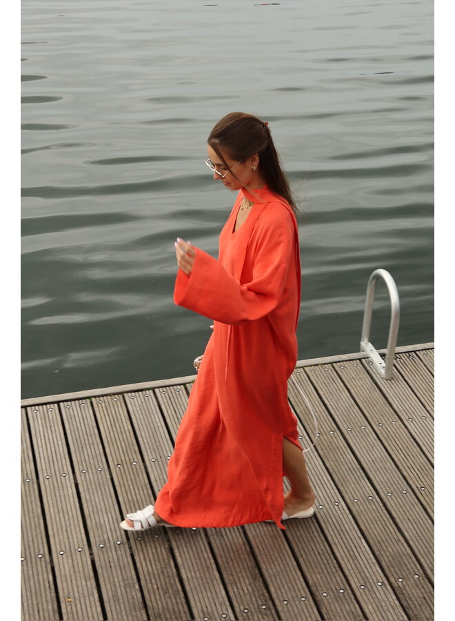 SERAFINA MAXI DRESS CORAIL